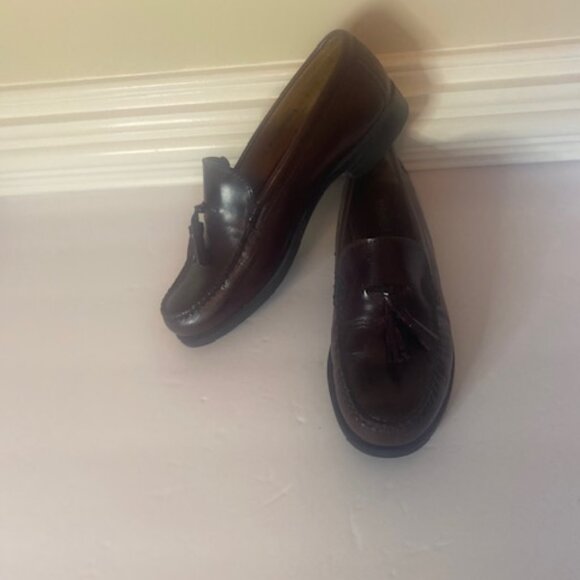G.H Bass and Co Women’s Leather Loafers/shoes with tassel, Size 7.5M - Picture 7 of 10